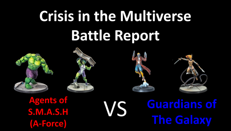 Ozark Gladiators Presents: Guardians of the Galaxy Vs Agents of Smash (A-Force). A Marvel: Crisis Protocol Battle Report.